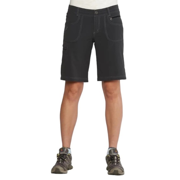 Kuhl Shorts Women’s Size 14 US Taupe Vala Roll-Up Long‎ Stretch Hiking Outdoor - Picture 6 of 10